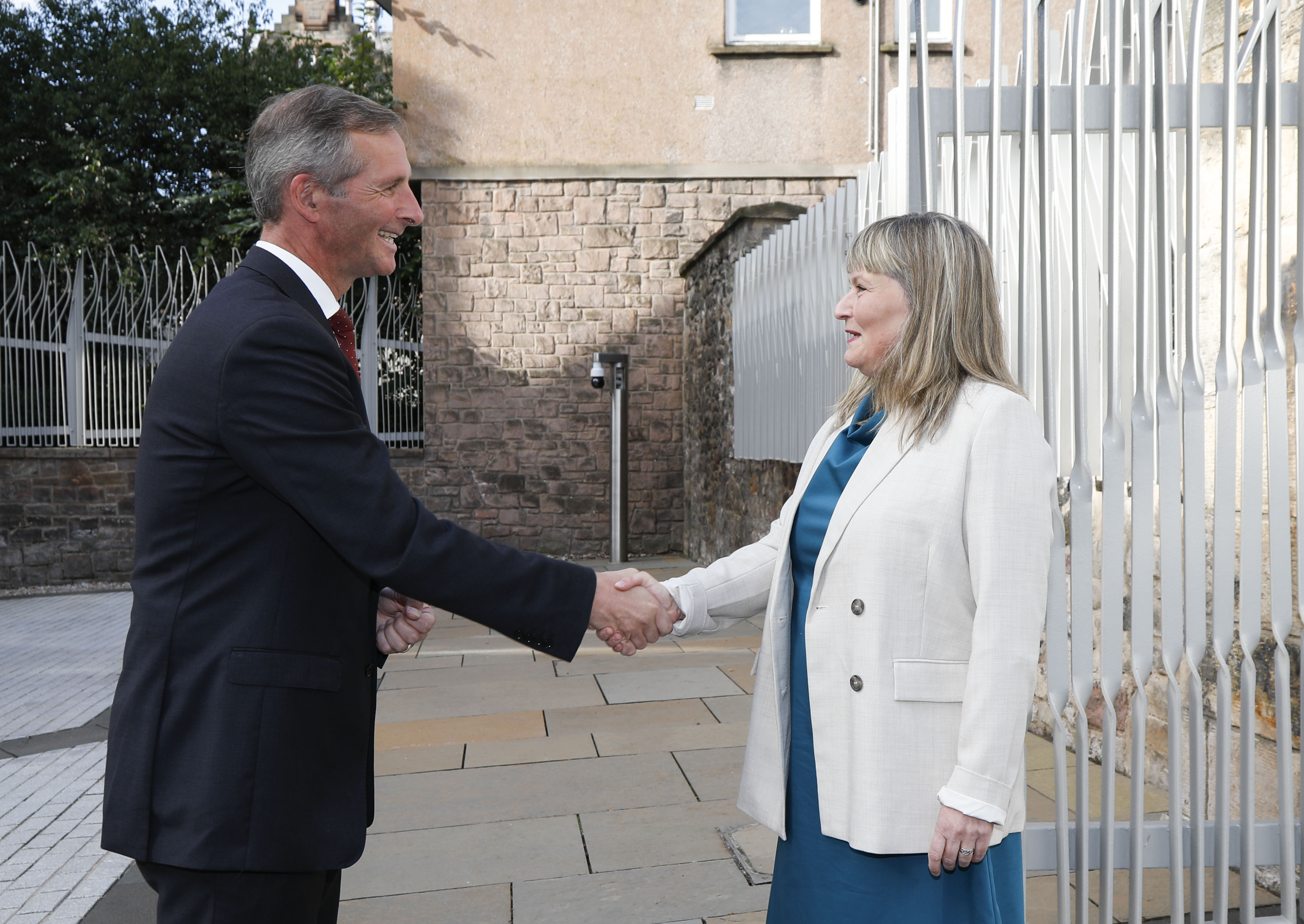 Bjørt Samuelsen, Speaker of the Faroe Islands, meeting with Deputy Presiding Officer, Liam McArthur MSP