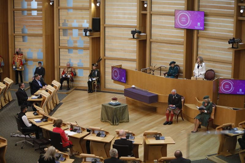 The Debating Chamber with distinguished guests