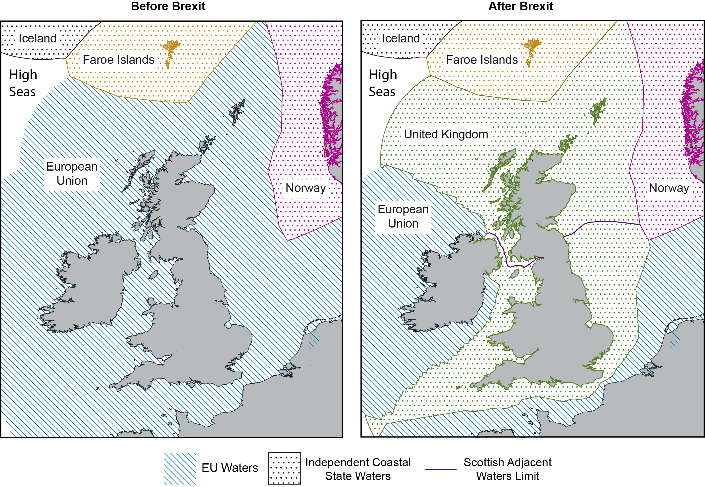 EU and UK Exclusive Economic Zone